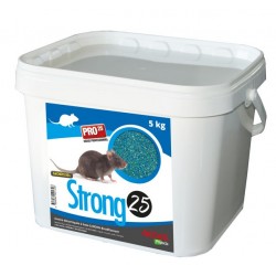 Sceau de 5kgs de raticide "STRONG 25"  (réservé aux exploitants agricoles)